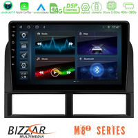 Bizzar m8² Series 8core Android14 4+32gb  Jeep Grand Cherokee 1999-2004 Navigation Multimedia Tablet 9" με Carplay & Android Auto u-m82-Jp027n