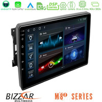 Bizzar m8² Series 8core Android14 4+32gb  Chrysler / Dodge / Jeep Navigation Multimedia Tablet 10" με Carplay & Android Auto u-m82-Jp0744