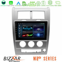 Bizzar m8² Series 8core Android14 4+32gb  Jeep Cherokee (Kk) 2008-2012 Navigation Multimedia Tablet 10" με Carplay & Android Auto u-m82-Jp1618