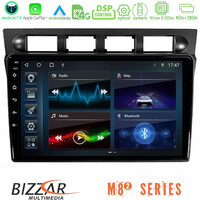 Bizzar m8² Series 8core Android14 4+32gb  kia Picanto 2004-2007 Navigation Multimedia Tablet 9″ με Carplay & Android Auto με Carplay & Android Auto u-m82-Ki0469