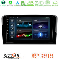 Bizzar m8² Series 8core Android14 4+32gb  Mercedes Ml/gl Class Navigation Multimedia Tablet 9" με Carplay & Android Auto u-m82-Mb0761