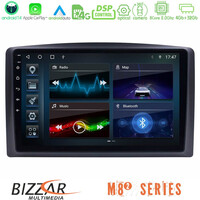 Bizzar m8² Series 8core Android14 4+32gb  Mercedes Vito 2015-2021 Navigation Multimedia Tablet 10" με Carplay & Android Auto u-m82-Mb0779