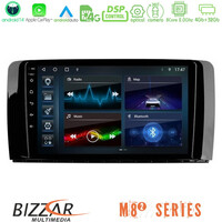 Bizzar m8² Series 8core Android14 4+32gb  Mercedes r Class Navigation Multimedia Tablet 9" με Carplay & Android Auto u-m82-Mb0781