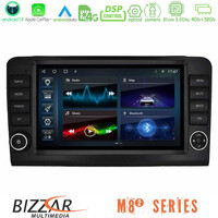 Bizzar m8² Series 8core Android14 4+32gb  Mercedes Ml/gl Class W164 2006-2011 Navigation Multimedia Tablet 9"  με Carplay & Android Auto (Oem Look) u-m82-Mb1851