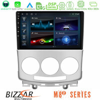 Bizzar m8² Series 8core Android14 4+32gb  Mazda 5 2004-2010 Navigation Multimedia Tablet 9″ με Carplay & Android Auto u-m82-Mz0754