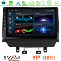 Bizzar m8² Series 8core Android14 4+32gb  Mazda 2 2014-2021 Navigation Multimedia Tablet 9"  με Carplay & Android Auto u-m82-Mz1091