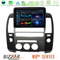 Bizzar m8² Series 8core Android14 4+32gb   Nissan Navara d40 2006-2012 (με Εργ.οθόνη) Navigation Multimedia Tablet 9" με Carplay & Android Auto u-m82-Ns1340