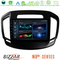 Bizzar m8² Series 8core Android14 4+32gb  Opel Insignia 2014-2017 Navigation Multimedia Tablet 9" με Carplay & Android Auto u-m82-Op0064