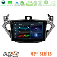 Bizzar m8² Series 8core Android14 4+32gb  Opel Corsa E/adam Navigation Multimedia Tablet 9" με Carplay & Android Auto u-m82-Op0425