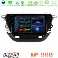 Bizzar m8² Series 8core Android14 4+32gb  Opel Corsa f 2019-2023 Navigation Multimedia Tablet 9" με Carplay & Android Auto u-m82-Op1740