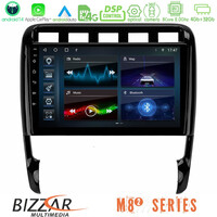 Bizzar m8² Series 8core Android14 4+32gb  Porsche Cayenne 2003-2010 Navigation Multimedia Tablet 9" με Carplay & Android Auto u-m82-Pc0956