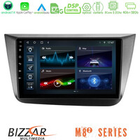 Bizzar m8² Series 8core Android14 4+32gb  Seat Altea 2004-2015 Navigation Multimedia Tablet 9" με Carplay & Android Auto u-m82-St0840