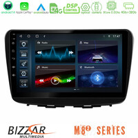 Bizzar m8² Series 8core Android14 4+32gb  Suzuki Baleno 2016-2021 Navigation Multimedia Tablet 9" με Carplay & Android Auto u-m82-Sz0513