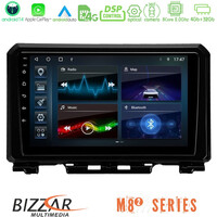 Bizzar m8² Series 8core Android14 4+32gb  Suzuki Jimny 2018-2022 Navigation Multimedia Tablet 9" με Carplay & Android Auto u-m82-Sz0546