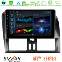Bizzar m8² Series 8core Android14 4+32gb  Volvo Xc60 2009-2012 Navigation Multimedia Tablet 9" με Carplay & Android Auto u-m82-Vl0468