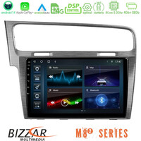 Bizzar m8² Series 8core Android14 4+32gb  vw Golf 7 Navigation Multimedia Tablet 10" με Carplay & Android Auto u-m82-Vw0003al