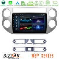 Bizzar m8² Series 8core Android14 4+32gb  vw Tiguan Navigation Multimedia Tablet 9" με Carplay & Android Auto u-m82-Vw0083