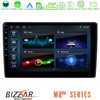 Bizzar m8² Series 8core Android14 4+32gb  Ford Transit Custom 2019-2024 Navigation Multimedia Tablet 9" με Carplay & Android Auto u-m82-Fd1519a