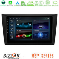 Bizzar m8² Series 8core Android14 4+32gb  vw Golf 6 Navigation Multimedia Tablet 9" με Carplay & Android Auto u-m82-Vw0999