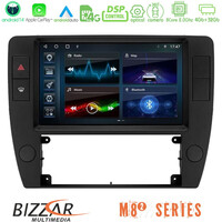 Bizzar m8² Series 8core Android14 4+32gb  vw Passat b5 2001-2005 Navigation Multimedia Tablet 9" με Carplay & Android Auto u-m82-Vw1370