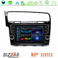 Bizzar m8² Series 8core Android14 4+32gb  vw Golf 7 Navigation Multimedia Tablet 9" με Carplay & Android Auto (Oem Look) u-m82-Vw1381