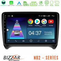 Bizzar nd2 Series 8core Android14 2+32gb  Audi tt b7 Navigation Multimedia Tablet 9" με Carplay & Android Auto u-nd2-Au0828
