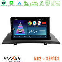 Bizzar nd2 Series 8core Android14 2+32gb  bmw e83 Navigation Multimedia Tablet 9" με Carplay & Android Auto u-nd2-Bm0780