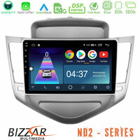 Bizzar nd2 Series 8core Android14 2+32gb  Chevrolet Cruze 2009-2012 Navigation Multimedia Tablet 9" με Carplay & Android Auto u-nd2-Cv036n