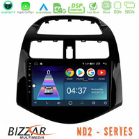 Bizzar nd2 Series 8core Android14 2+32gb  Chevrolet Spark 2009-2015 Navigation Multimedia Tablet 9" με Carplay & Android Auto u-nd2-Cv0683