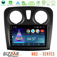 Bizzar nd2 Series 8core Android14 2+32gb  Dacia Sandero/dokker 2014-2020 Navigation Multimedia Tablet 9" με Carplay & Android Auto u-nd2-Dc0621