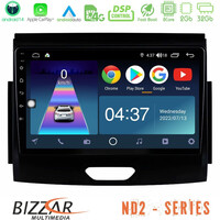 Bizzar nd2 Series 8core Android14 2+32gb  Ford Ranger 2017-2022 Navigation Multimedia Tablet 9" με Carplay & Android Auto u-nd2-Fd0496
