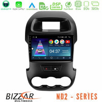 Bizzar nd2 Series 8core Android14 2+32gb  Ford Ranger 2012-2016 Navigation Multimedia Tablet 9" με Carplay & Android Auto u-nd2-Fd0591
