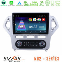 Bizzar nd2 Series 8core Android14 2+32gb  Ford Mondeo 2007-2011 (Auto A/c) Navigation Multimedia Tablet 9" με Carplay & Android Auto u-nd2-Fd0919ac
