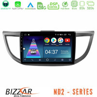 Bizzar nd2 Series 8core Android14 2+32gb  Honda crv 2012-2017 Navigation Multimedia Tablet 9" με Carplay & Android Auto u-nd2-Hd0012