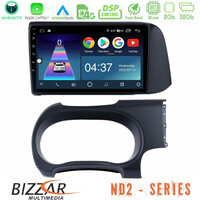 Bizzar nd2 Series 8core Android14 2+32gb  Hyundai i10 Navigation Multimedia Tablet 9" με Carplay & Android Auto u-nd2-Hy0679