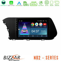 Bizzar nd2 Series 8core Android14 2+32gb  Hyundai i20 2021-2023 Navigation Multimedia Tablet 9" με Carplay & Android Auto u-nd2-Hy1043