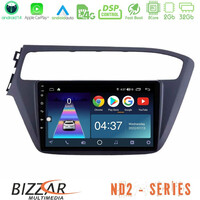 Bizzar nd2 Series 8core Android14 2+32gb  Hyundai i20 2018-2020 Navigation Multimedia Tablet 9" με Carplay & Android Auto u-nd2-Hy1961