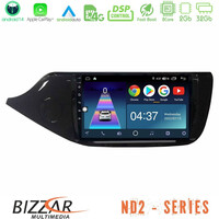 Bizzar nd2 Series 8core Android14 2+32gb  kia Ceed 2013-2017 Navigation Multimedia Tablet 9" με Carplay & Android Auto u-nd2-Ki0610