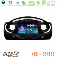 Bizzar nd2 Series 8core Android14 2+32gb  Mini Cooper r50 Navigation Multimedia Tablet 9" με Carplay & Android Auto u-nd2-Mn1521