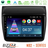 Bizzar nd2 Series 8core Android14 2+32gb  Mitsubishi L200 Navigation Multimedia Tablet 9" με Carplay & Android Auto u-nd2-Mt0314