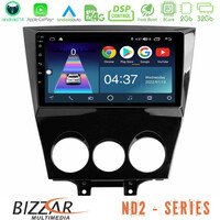 Bizzar nd2 Series 8core Android14 2+32gb  Mazda rx8 2008-2012 Navigation Multimedia Tablet 9" με Carplay & Android Auto u-nd2-Mz0452