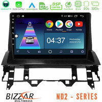 Bizzar nd2 Series 8core Android14 2+32gb  Mazda6 2002-2006 Navigation Multimedia Tablet 10" με Carplay & Android Auto u-nd2-Mz1213