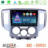 Bizzar nd2 Series 8core Android14 2+32gb  Nissan Nv200 Navigation Multimedia Tablet 9" με Carplay & Android Auto u-nd2-Ns391