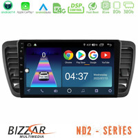 Bizzar nd2 Series 8core Android14 2+32gb  Subaru Legacy/outback 2002-2008 Navigation Multimedia Tablet 9" με Carplay & Android Auto u-nd2-Su0969