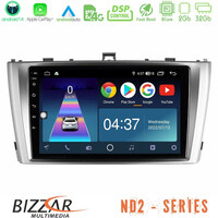 Bizzar nd2 Series 8core Android14 2+32gb  Toyota Avensis t27 Navigation Multimedia Tablet 9" με Carplay & Android Auto u-nd2-Ty0864