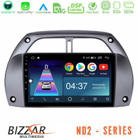 Bizzar nd2 Series 8core Android14 2+32gb  Toyota Rav4 2001 - 2006 Navigation Multimedia Tablet 9" με Carplay & Android Auto u-nd2-Ty0953