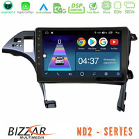 Bizzar nd2 Series 8core Android14 2+32gb  Toyota Prius 2010-2015 Navigation Multimedia Tablet 10" με Carplay & Android Auto u-nd2-Ty1082