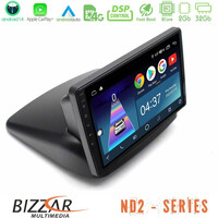 Bizzar nd2 Series 8core Android14 2+32gb  Fiat Doblo 2002-2009 Navigation Multimedia Tablet 9" με Carplay & Android Auto u-nd2-Ft1892