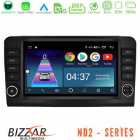 Bizzar nd2 Series 8core Android14 2+32gb  Mercedes Ml/gl Class W164 2006-2011 Navigation Multimedia Tablet 9"  με Carplay & Android Auto (Oem Look) u-nd2-Mb1851