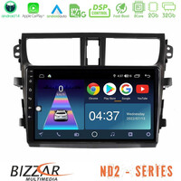 Bizzar nd2 Series 8core Android14 2+32gb  Suzuki Celerio 2014-2020 Navigation Multimedia Tablet 9″ με Carplay & Android Auto με Carplay & Android Auto u-nd2-Sz0537